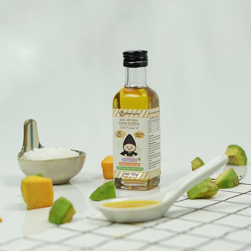 Dầu mè đen dinh dưỡng Sống Sạch 100ml