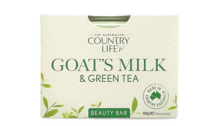 Xà bông Country Life Goats Milk & Green Tea 100g (hộp) 