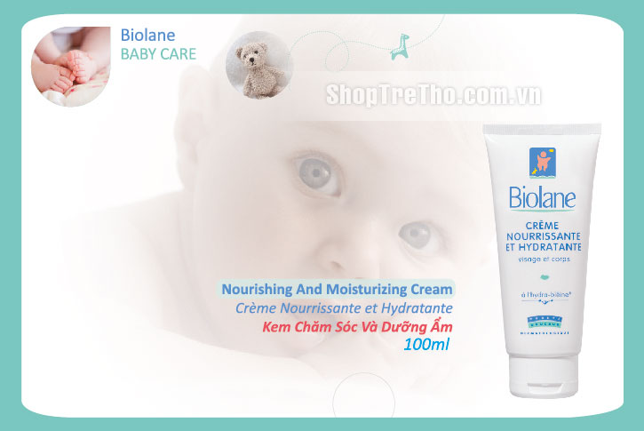Kem chăm sóc da và dưỡng ẩm Biolane 15ml