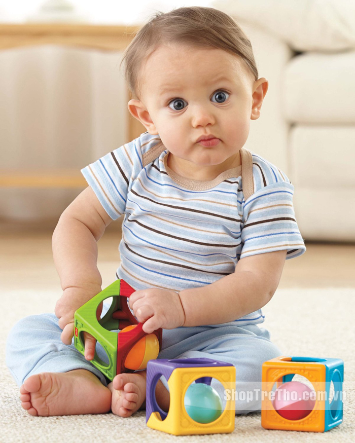 Đồ chơi xếp khối đa sắc Fisher Price Y6977