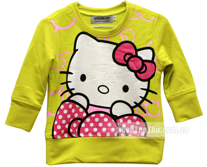 Bộ đồ cho bé gái họa tiết Hello Kitty