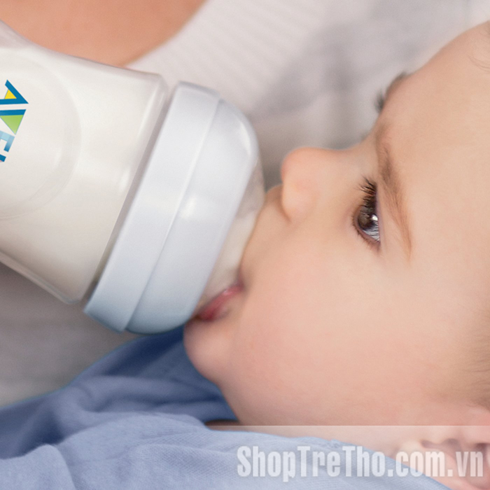 Bình sữa Avent Natural 125ml màu hồng đơn an toàn với bé