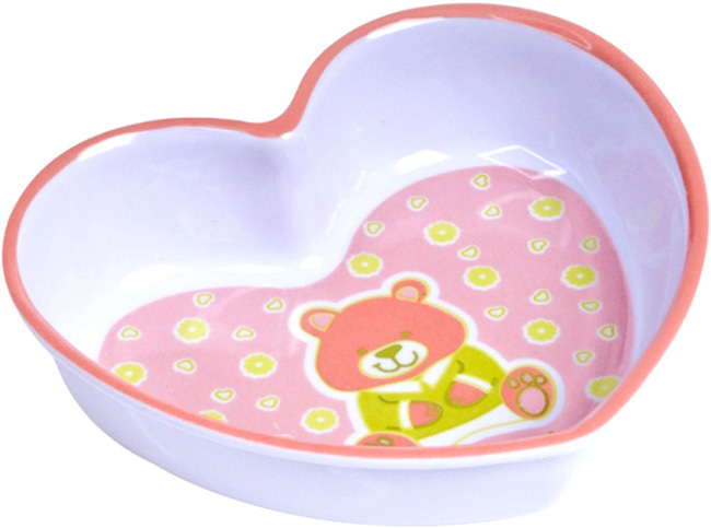 Bát ăn Melamine hình trái tim 9/805