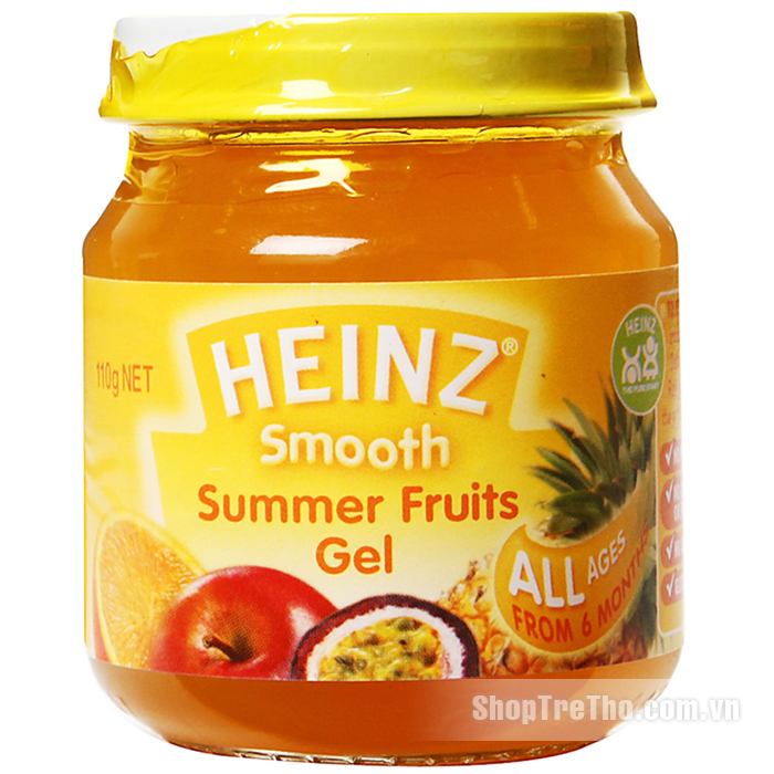 Dinh dưỡng đóng lọ Heizn trái cây mùa hè 110g