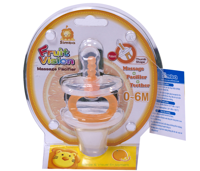 Ti ngậm massage hình ngón tay cái Simba S6759 (0-6M)