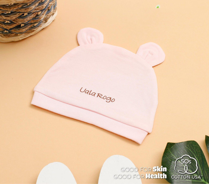Mũ sơ sinh tai thỏ Uala UR8406 (0-6M)