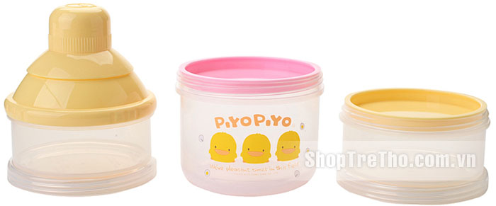 Bộ chia sữa bột Piyo Piyo 830192 3 ngăn