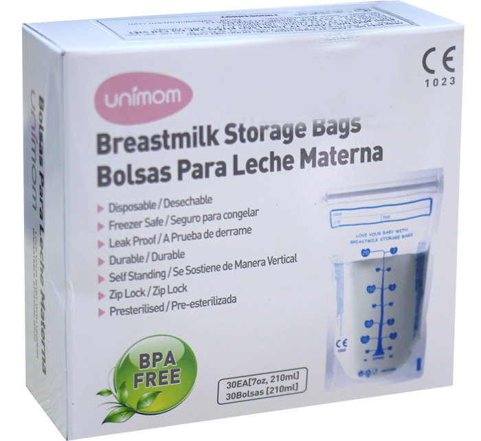 Túi trữ sữa Unimom UM870169 (30 túi, ko cảm ứng)