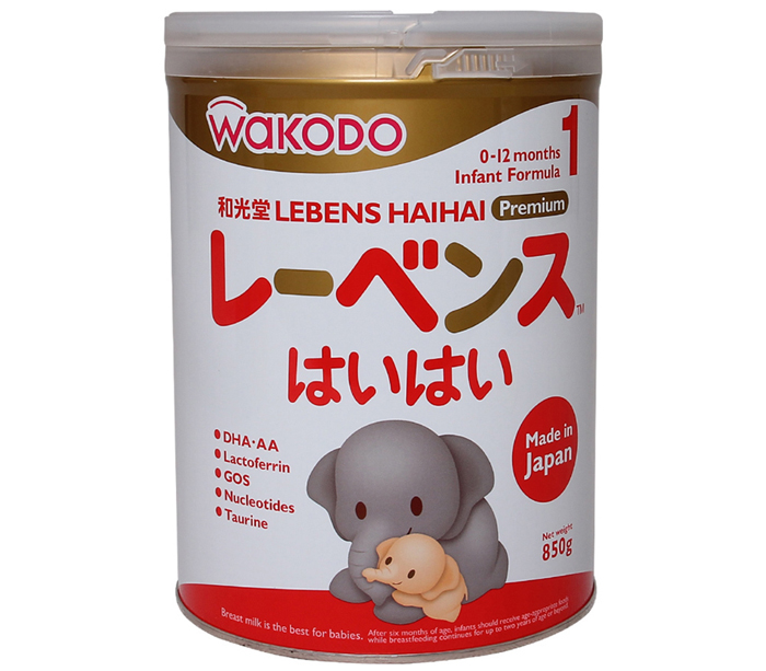 Sữa Wakodo Lebens số 1 (850g)