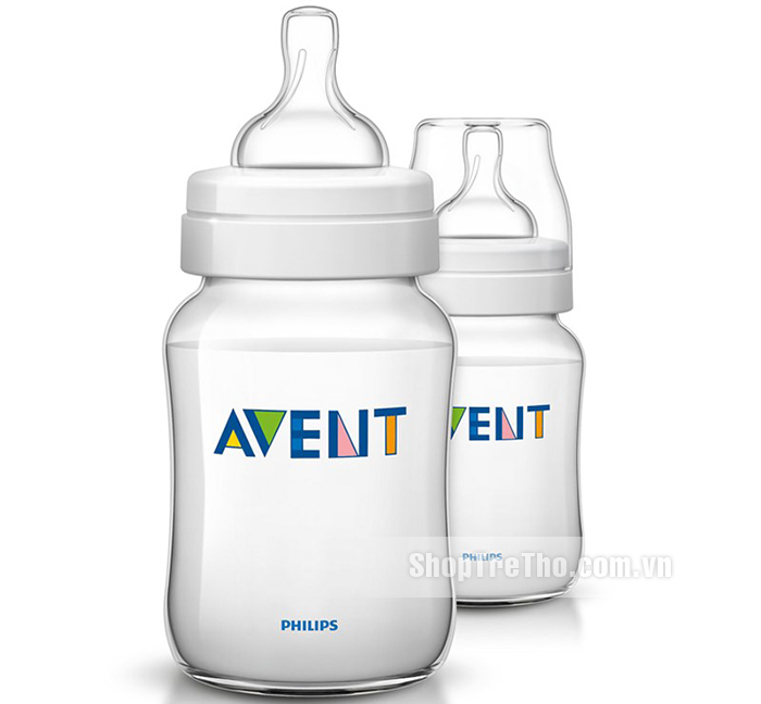 Bình sữa avent 260ml cổ điển