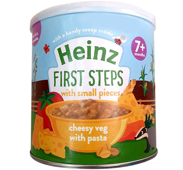 Bột mì Ý rau củ phô mai Heinz 200g