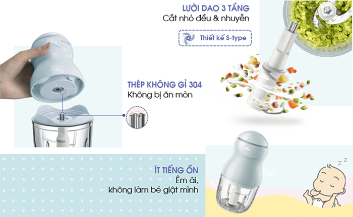 May xay an dam da nang Bear GR-B03V2 (300ml)