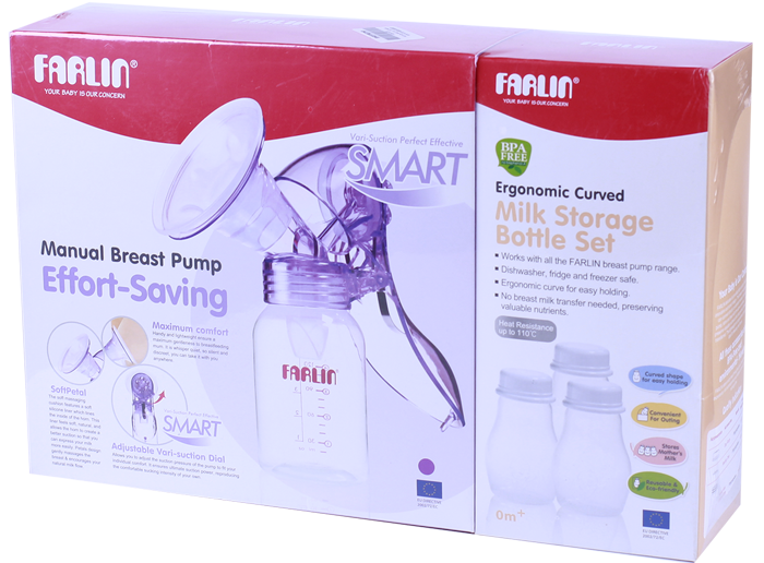 Bộ hút sữa vô trùng bằng tay Farlin BF-640A