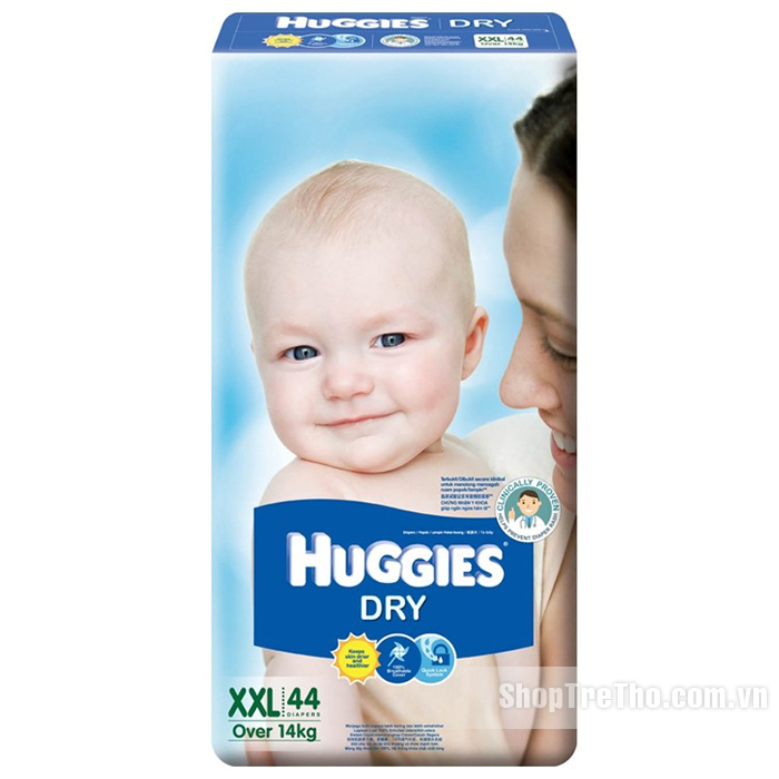 Bỉm Huggies XXL44 dành cho bé trên 14kg