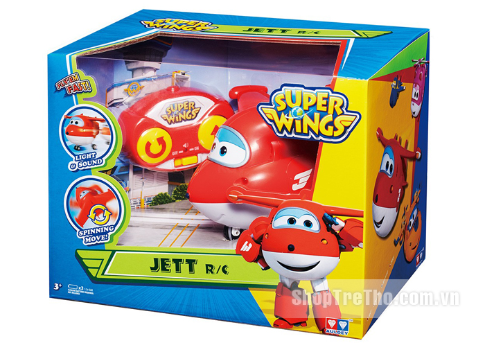 Super Wings YW710710 - máy bay điều khiển Jett Tia Chớp