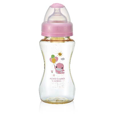 Bình sữa cổ rộng PES 330ml Kuku 5842