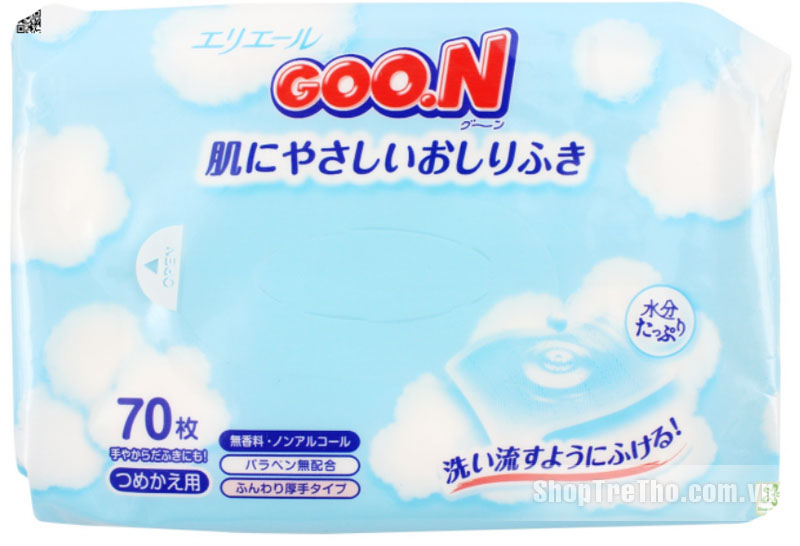 Giấy ướt Goon, giấy ướt không mùi