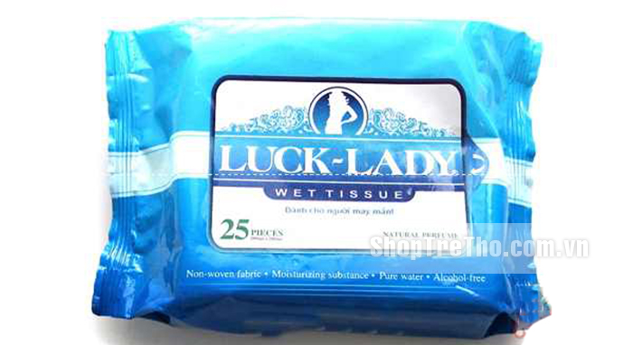 Giấy ướt Luck Lady 25 tờ có mùi