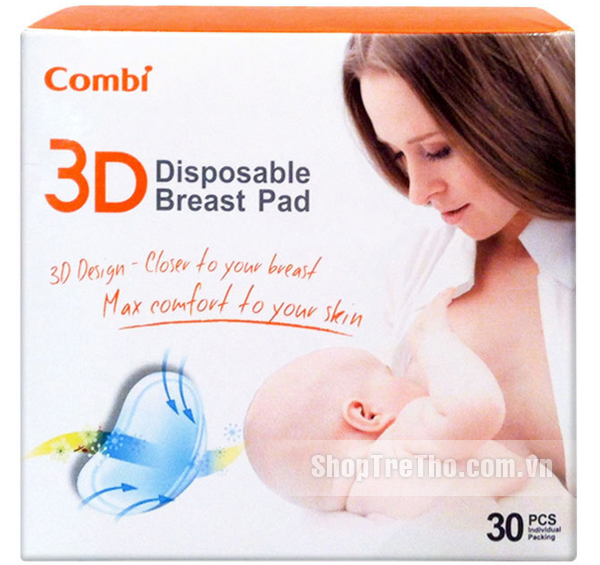 Hộp miếng lót thấm sữa Combi 3D thoáng khí