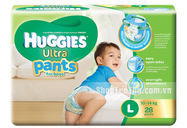 Bỉm quần Huggies Ultra L28