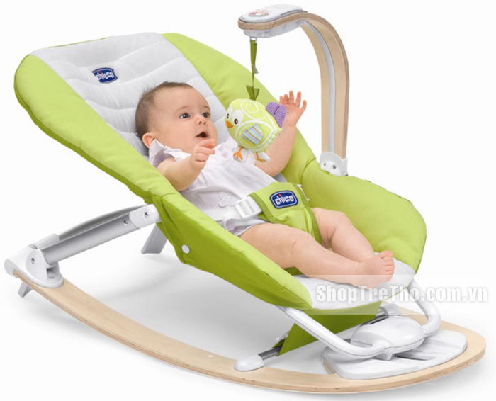 Ghế rung Chicco I feel 113896 màu xanh lá