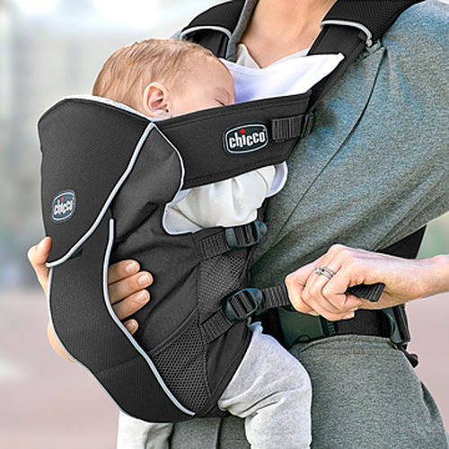 Địu Chicco Ultrasoft màu ghi trám 115284