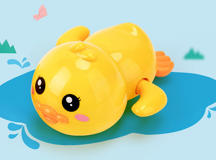 Đồ chơi vặn cót vịt biết bơi cho bé