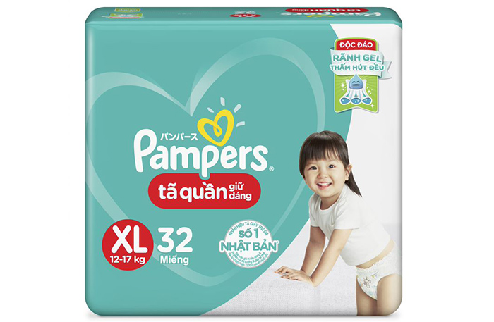 Bỉm quần Pampers XL32 (12-17kg)