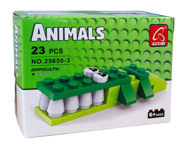 Đồ chơi lắp ráp hình Cá sấu Ausini No.25650-3