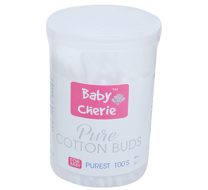 Bông tăm trẻ em Baby Cherie (100 que/hộp)