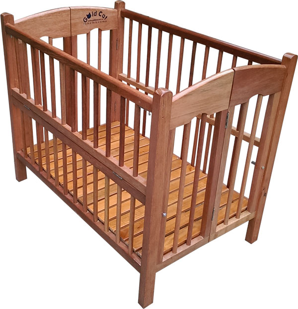 Giường cũi trẻ em GoldCat gỗ Săng Đỏ (70x100cm)