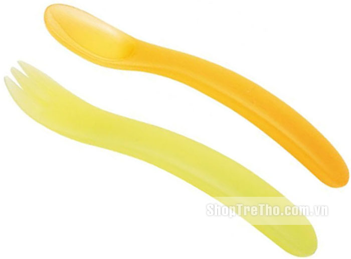 Bộ thìa dĩa có hộp cho bé Combi