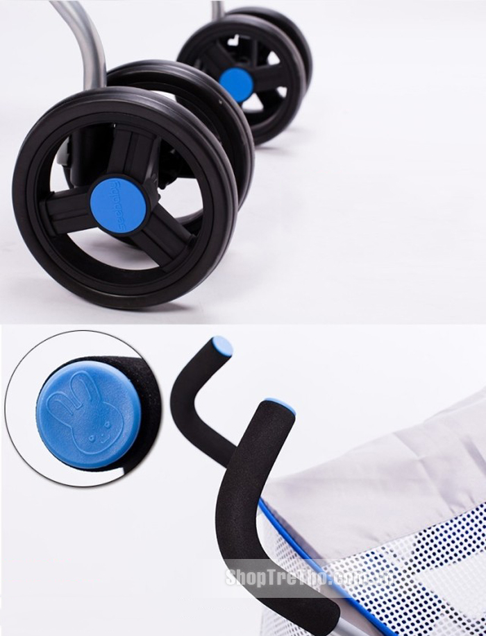 Xe đẩy Seebaby S02-1 nhỏ gọn khi đi du lịch