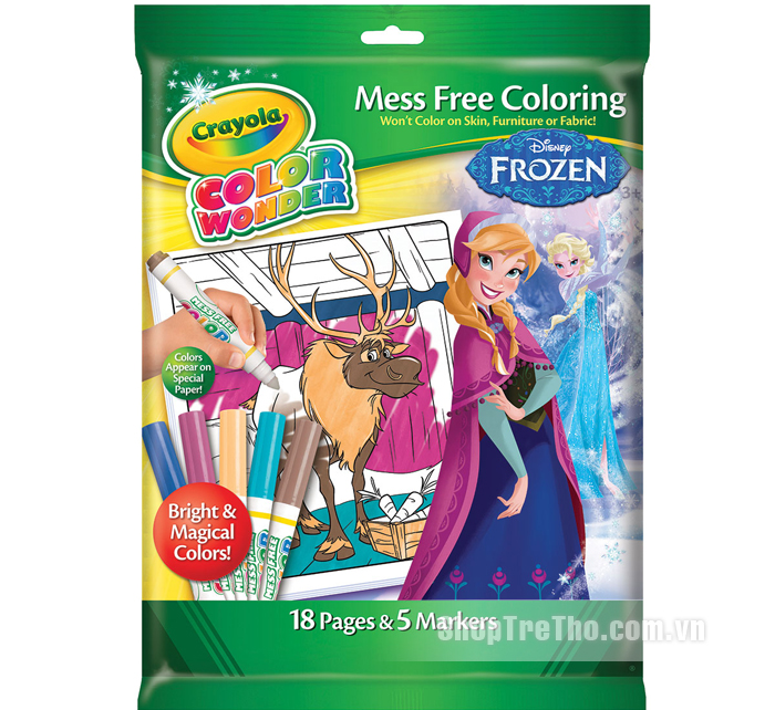 Bộ bút giấy tô màu Color Wonder hình Frozen
