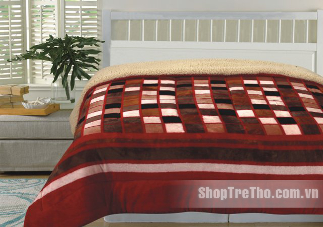 Chăn lông cừu xuất khẩu nhiều màu 2.2m x 2.4m