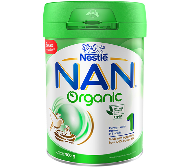 Sữa NAN Organic số 1 - 900g (0-6M)