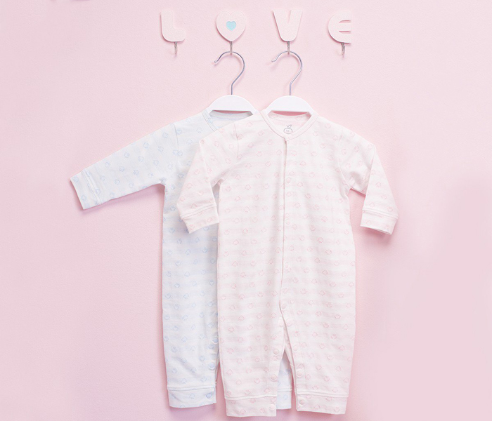 Body La Pomme dài vân ngang JL001 (3-18M)