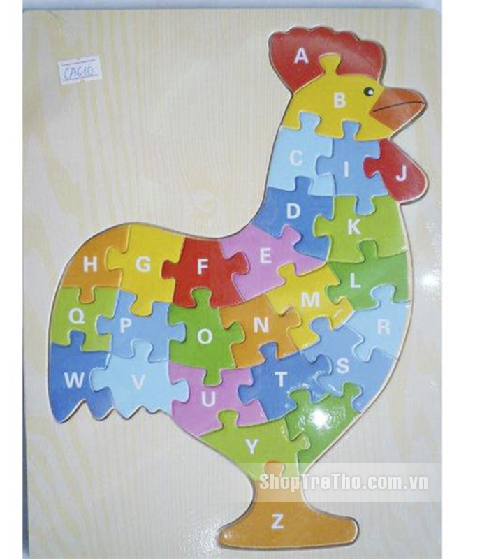 Tranh ghép hình con gà CA610
