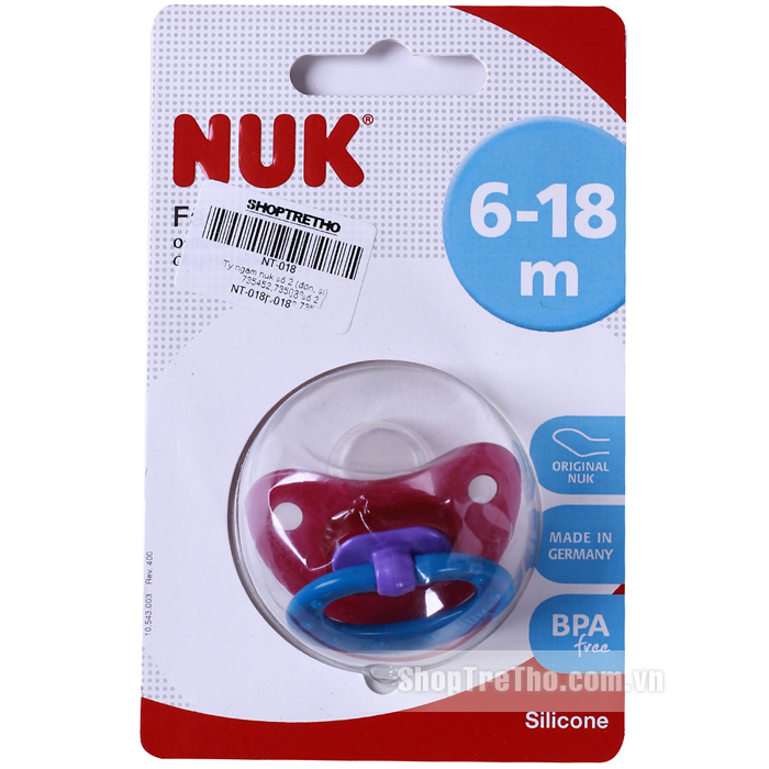 Ty ngậm silicone số 2 Nuk 735452
