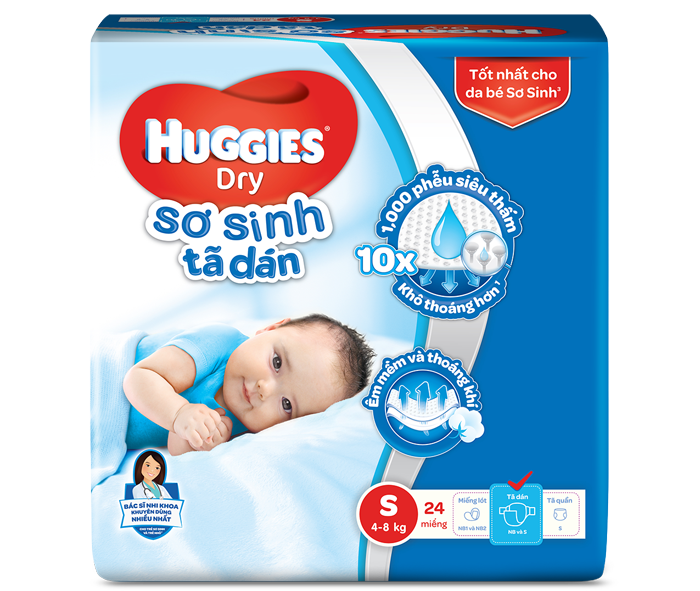 Bỉm dán Huggies S24