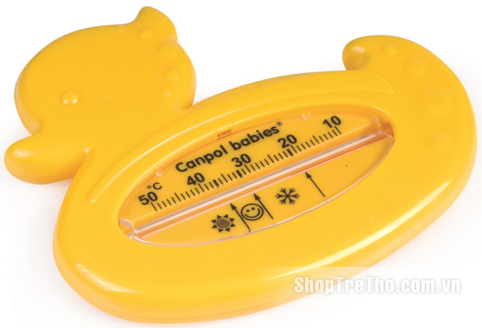 Đo nhiệt độ nước tắm cho bé Canpol 2/781 hình vịt