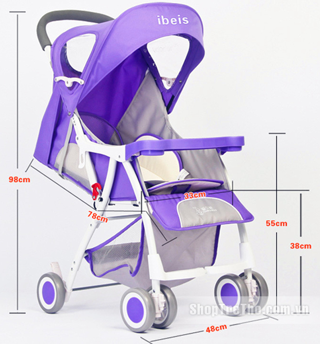 Xe đẩy trẻ em siêu nhẹ Ibeis A05