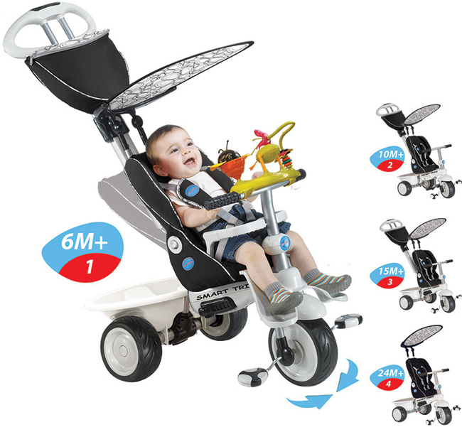 Xe đẩy ba bánh thông minh Smart Trike Recliner