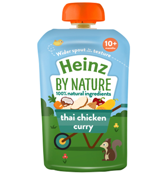 Hỗn hợp nghiền rau củ, thịt gà Heinz 130g (7M+)