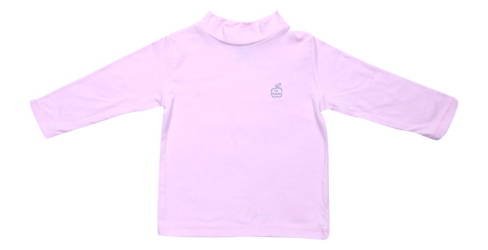 Áo thun cổ 3 phân La Pomme TL021 (hồng)