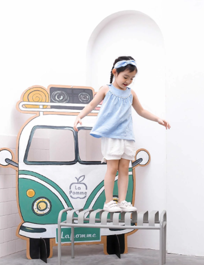 bộ ba lỗ La Pomme nhún ngực SS131