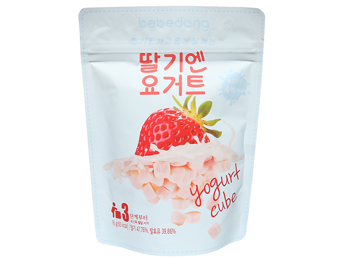Sữa chua khô Bebedang vị dâu (16g)