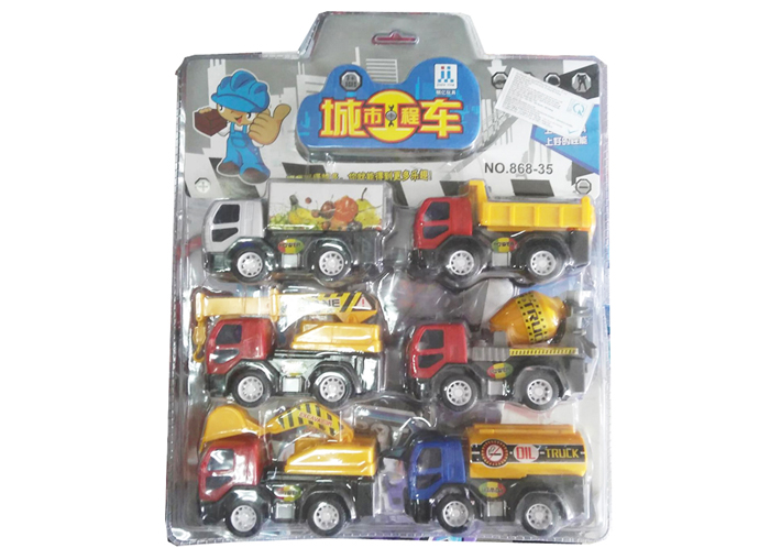 Vỉ đồ chơi xe công trình 868-48 