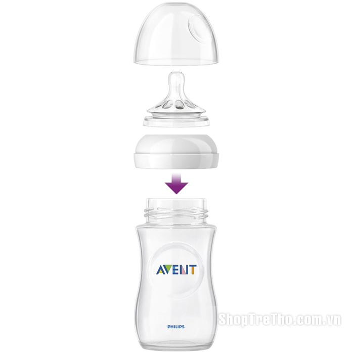 Bình sữa Avent 260ml nhựa PP 