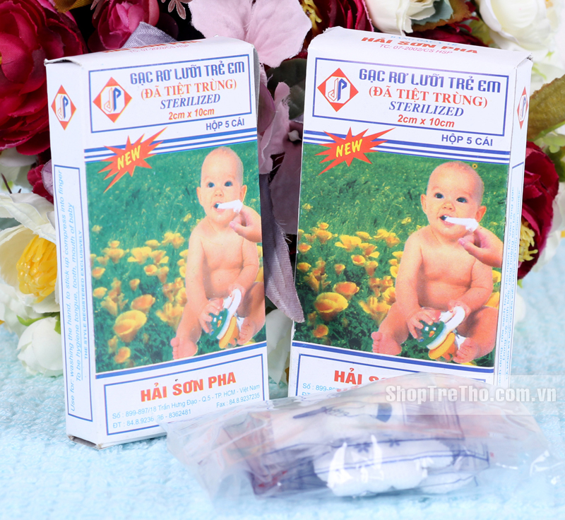 Gạc rơ lưỡi trẻ em